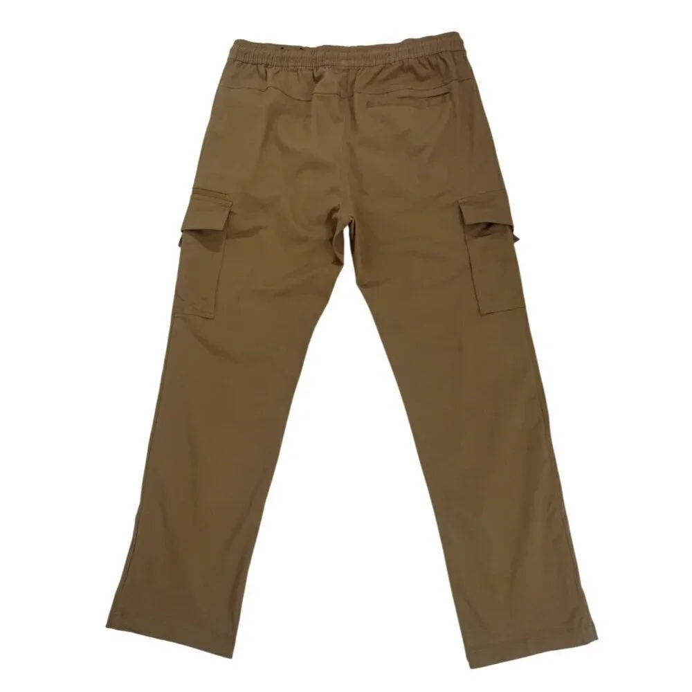 Mens Straight Leg Woven Cargo Pants By Brooksp, Size M, NWOT.